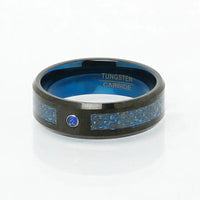 Anello di Jarl \"valhalla azure\" in tungsteno Anello di Jarl \"valhalla azure\" in tungsteno
