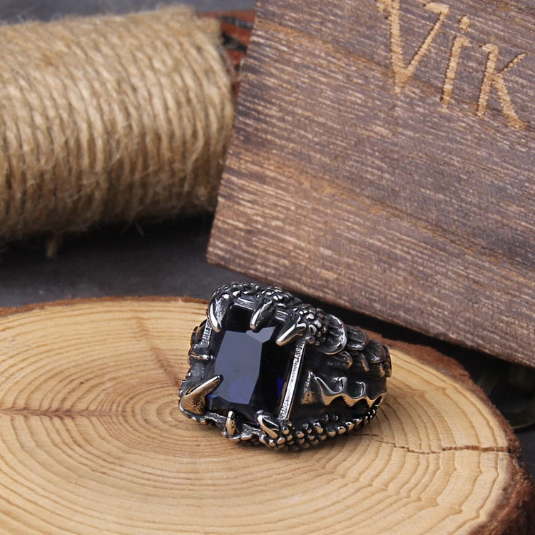 Anello vichingo \"Anello dei quattro fuochi del Drago Anello vichingo \"Anello dei quattro fuochi del Drago
