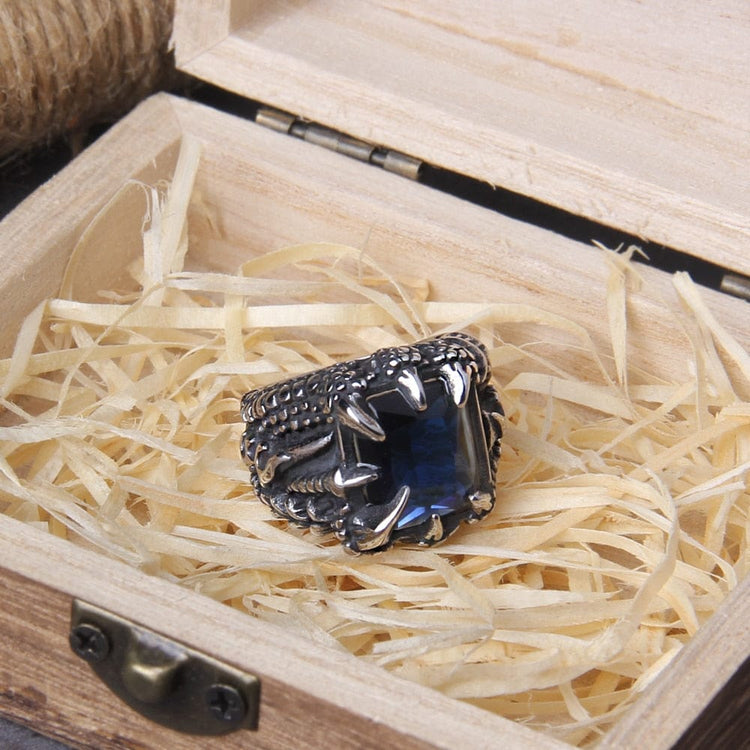 Anello vichingo \"Anello dei quattro fuochi del Drago Anello vichingo \"Anello dei quattro fuochi del Drago