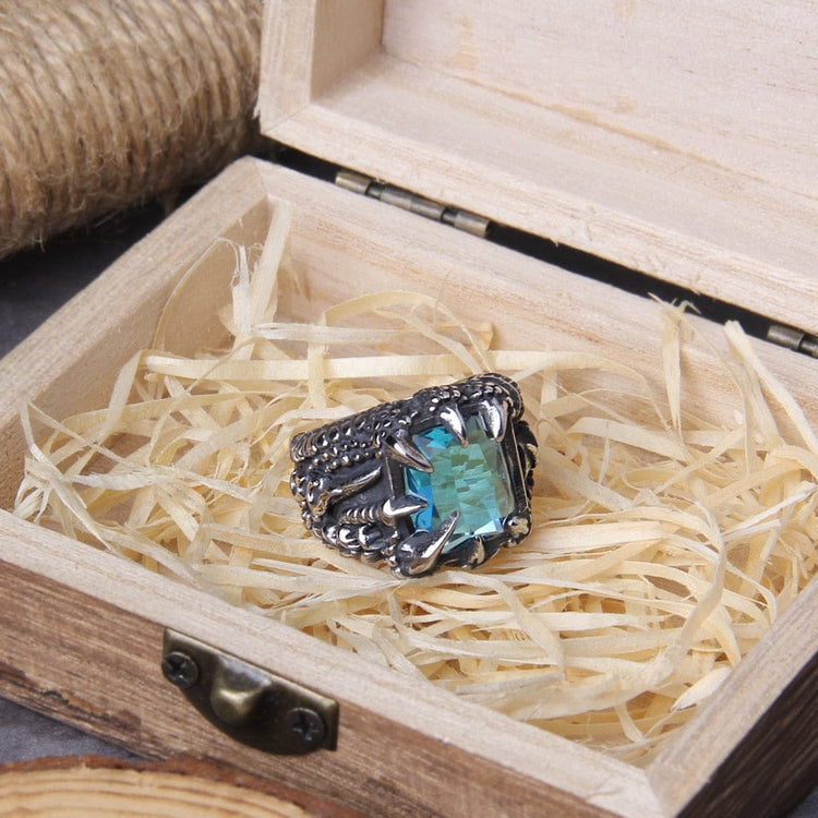 Anello vichingo \"Anello dei quattro fuochi del Drago Anello vichingo \"Anello dei quattro fuochi del Drago
