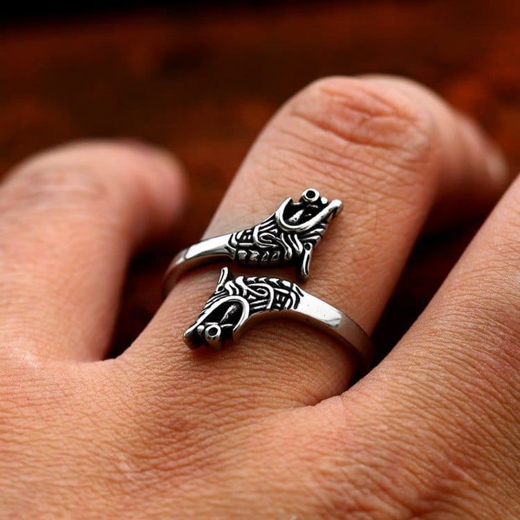 Anello vichingo \"Anello della Confraternita del Lupo Anello vichingo \"Anello della Confraternita del Lupo