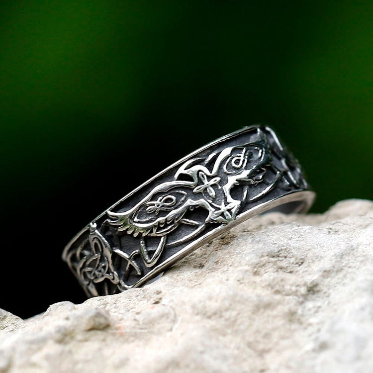Anello vichingo \"Anello delle ali di Odino Anello vichingo \"Anello delle ali di Odino