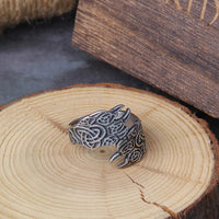 Anello vichingo \"Potere dell'orso Anello vichingo \"Potere dell'orso