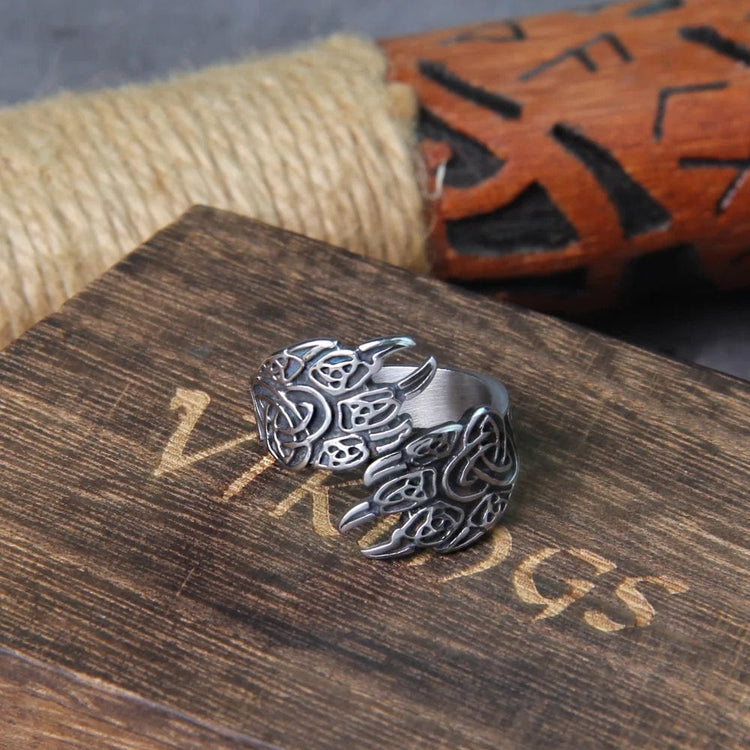 Anello vichingo \"Potere dell'orso Anello vichingo \"Potere dell'orso