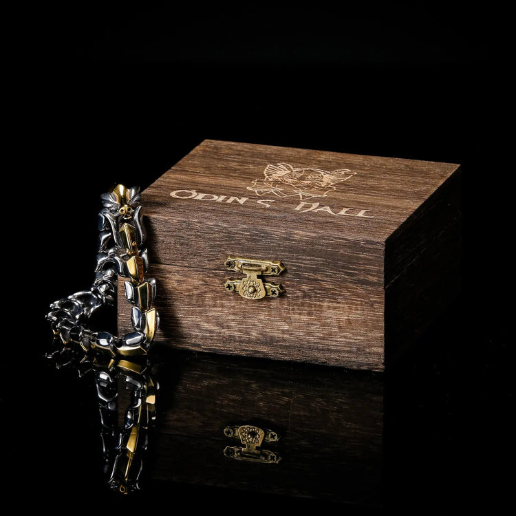 Bracciale a serpente \"Ira di Jörmungand\" - Oro / Argento Bracciale a serpente \"Ira di Jörmungand\" - Oro / Argento