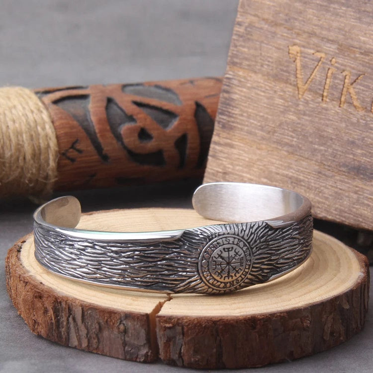 Bracciale vichingo bussola Vegvisir Bracciale vichingo bussola Vegvisir