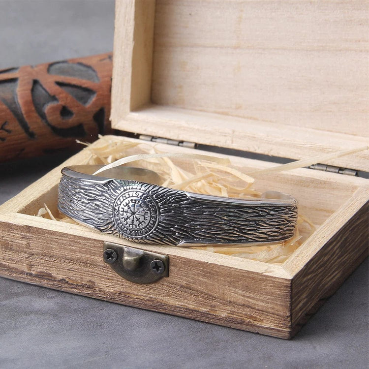 Bracciale vichingo bussola Vegvisir Bracciale vichingo bussola Vegvisir