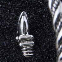 Bracciale vichingo in argento 925 - I corvi di Odino Bracciale vichingo in argento 925 - I corvi di Odino