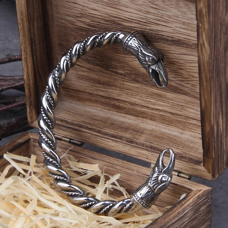 Bracciale vichingo Hugin et Munin Bracciale vichingo Hugin et Munin