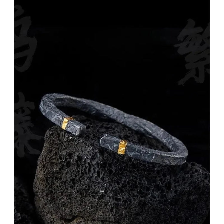 Bracciale vichingo \"Pietra di Muspelheim Bracciale vichingo \"Pietra di Muspelheim