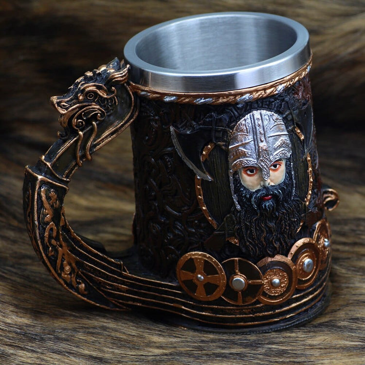 Tazza vichinga \"Tazza guerriero del mare Tazza vichinga \"Tazza guerriero del mare