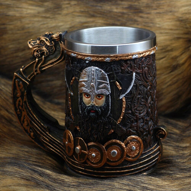 Tazza vichinga \"Tazza guerriero del mare Tazza vichinga \"Tazza guerriero del mare