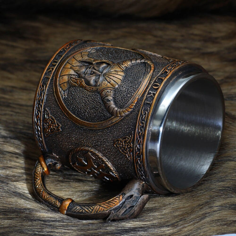 Tazza vichinga \"Tazza Loki malvagio Tazza vichinga \"Tazza Loki malvagio