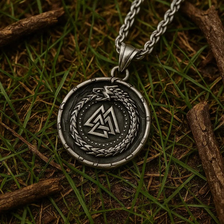 Collana Valknut | Acciaio inossidabile Collana Valknut | Acciaio inossidabile
