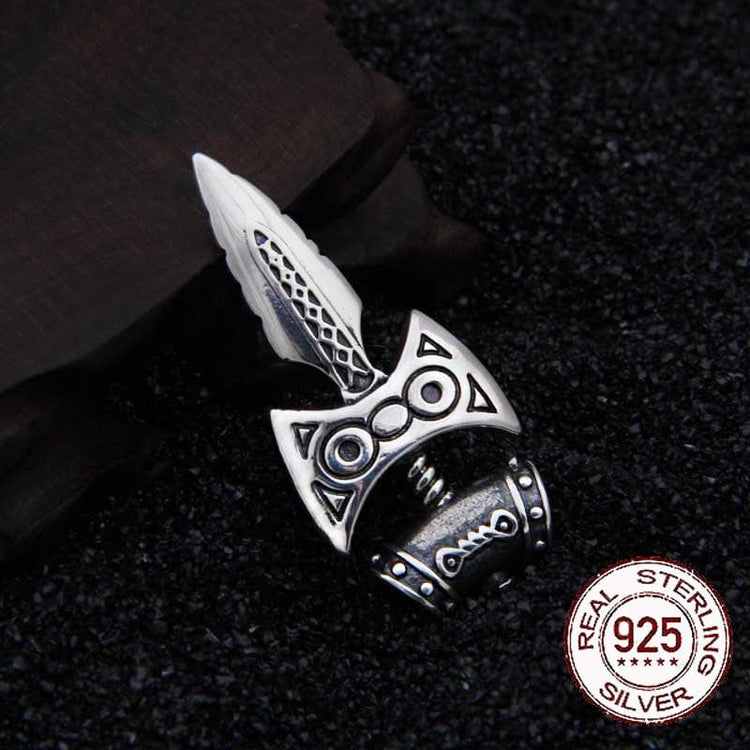 Collana vichinga in argento 925 - Amuleto di Talos Collana vichinga in argento 925 - Amuleto di Talos