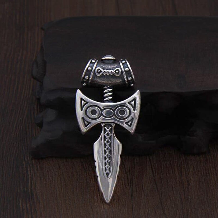Collana vichinga in argento 925 - Amuleto di Talos Collana vichinga in argento 925 - Amuleto di Talos