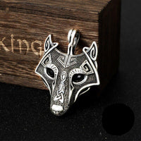 Ciondolo in argento 925 - Maschera di Fenrir Ciondolo in argento 925 - Maschera di Fenrir