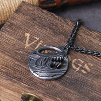 Collana vichinga \"Ciondolo dell'indomabile Fenrir Collana vichinga \"Ciondolo dell'indomabile Fenrir