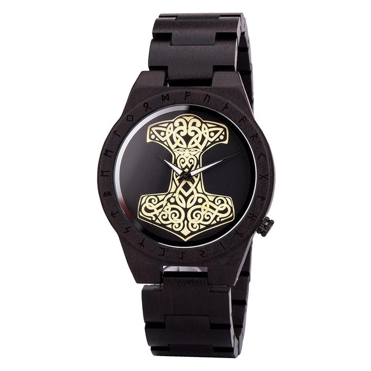 Orologio di legno - Mjolnir Orologio di legno - Mjolnir