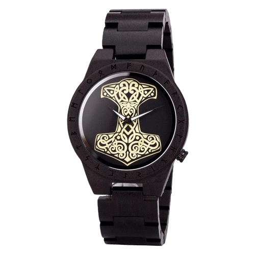 Orologio di legno - Mjolnir Orologio di legno - Mjolnir