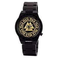 Orologio di legno - Valknut Orologio di legno - Valknut