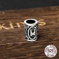 Perle di barba vichinghe in argento 925 - Collezione di rune Perle di barba vichinghe in argento 925 - Collezione di rune