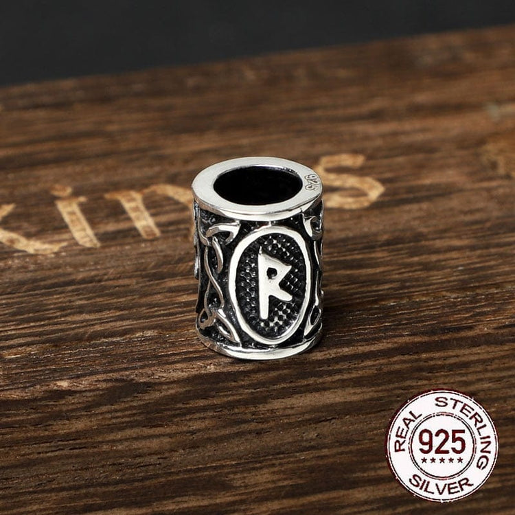 Perle di barba vichinghe in argento 925 - Collezione di rune Perle di barba vichinghe in argento 925 - Collezione di rune