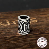 Perle di barba vichinghe in argento 925 - Collezione di rune Perle di barba vichinghe in argento 925 - Collezione di rune