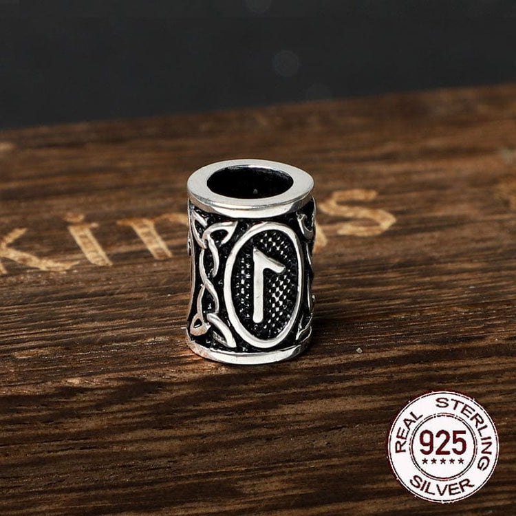 Perle di barba vichinghe in argento 925 - Collezione di rune Perle di barba vichinghe in argento 925 - Collezione di rune