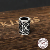 Perle di barba vichinghe in argento 925 - Collezione di rune Perle di barba vichinghe in argento 925 - Collezione di rune