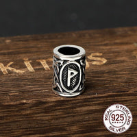 Perle di barba vichinghe in argento 925 - Collezione di rune Perle di barba vichinghe in argento 925 - Collezione di rune