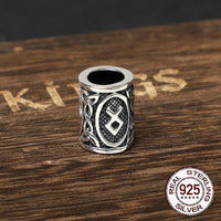 Perle di barba vichinghe in argento 925 - Collezione di rune Perle di barba vichinghe in argento 925 - Collezione di rune