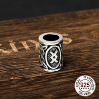 Perle di barba vichinghe in argento 925 - Collezione di rune Perle di barba vichinghe in argento 925 - Collezione di rune