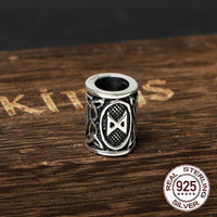 Perle di barba vichinghe in argento 925 - Collezione di rune Perle di barba vichinghe in argento 925 - Collezione di rune