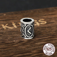 Perle di barba vichinghe in argento 925 - Collezione di rune Perle di barba vichinghe in argento 925 - Collezione di rune