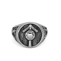 Anello runico nordico| Acciaio inossidabile Anello runico nordico| Acciaio inossidabile