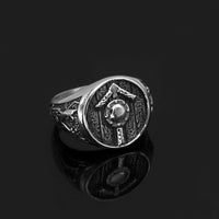 Anello runico nordico| Acciaio inossidabile Anello runico nordico| Acciaio inossidabile