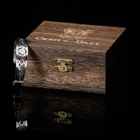 Viking Valknut Bracciale regolabile in acciaio inossidabile Viking Valknut Bracciale regolabile in acciaio inossidabile