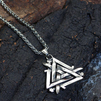 Collana Spade di eroi caduti - Valknut Collana Spade di eroi caduti - Valknut