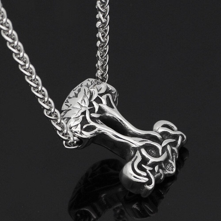 Collana Mjolnir a forma di Yggdrasil Collana Mjolnir a forma di Yggdrasil
