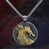 Collana vichinga Jörmungandr, il serpente di Midgard Collana vichinga Jörmungandr, il serpente di Midgard