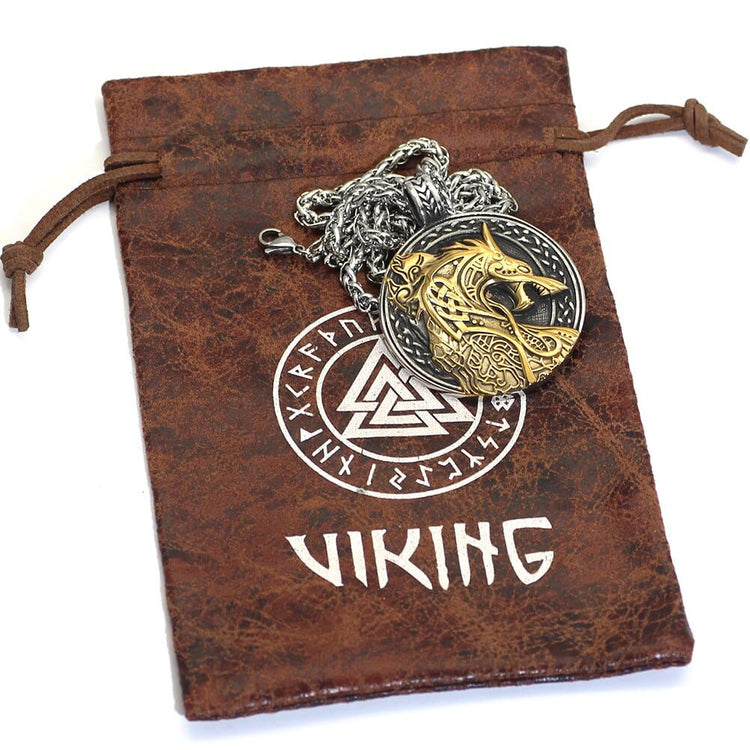 Collana vichinga Jörmungandr, il serpente di Midgard Collana vichinga Jörmungandr, il serpente di Midgard