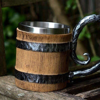 La tazza vichinga in legno La tazza vichinga in legno