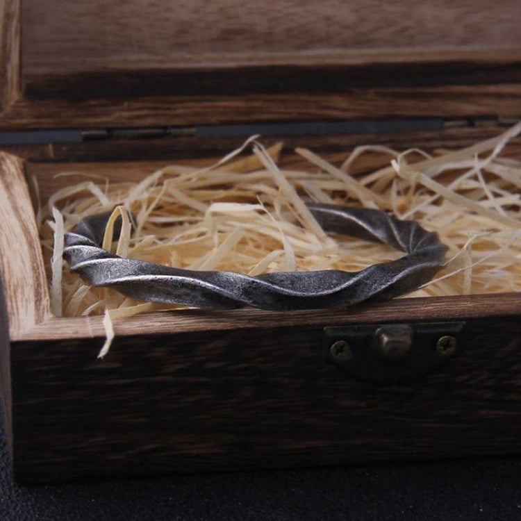 Bracciale vichingo del coraggio in acciaio Bracciale vichingo del coraggio in acciaio