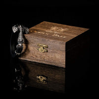 Bracciale vichingo Ascia di cuoio pesante Bracciale vichingo Ascia di cuoio pesante