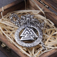 Collana del rispetto vichingo - Rune Valknut Collana del rispetto vichingo - Rune Valknut