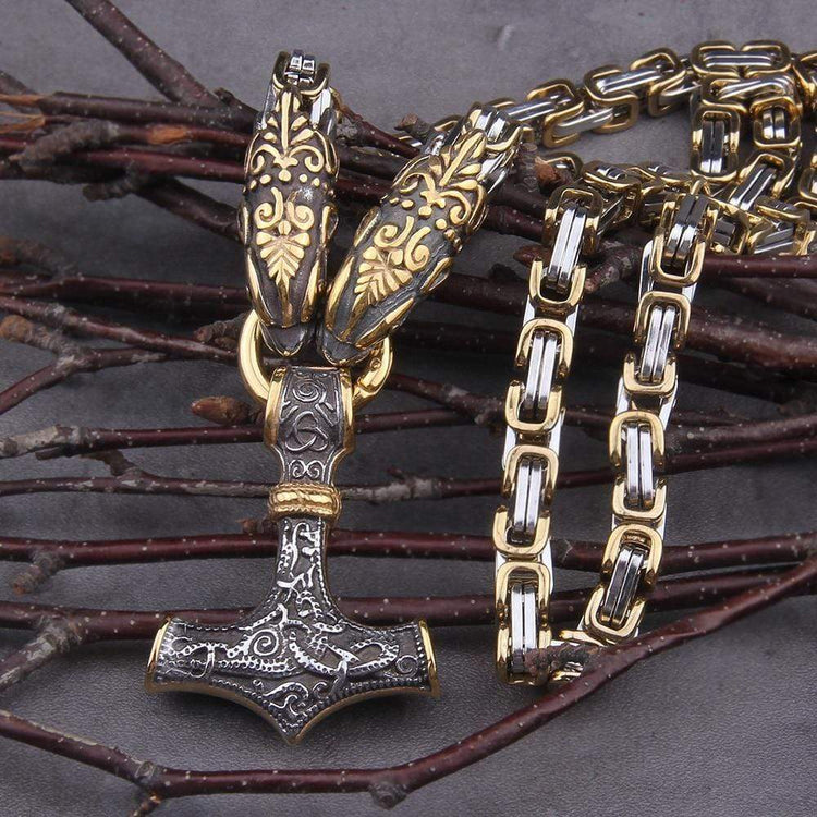 Collana del Re Vichingo - Simbolo del potere di Thor Collana del Re Vichingo - Simbolo del potere di Thor