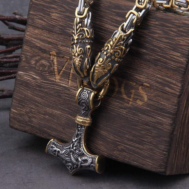 Collana del Re Vichingo - Simbolo del potere di Thor Collana del Re Vichingo - Simbolo del potere di Thor