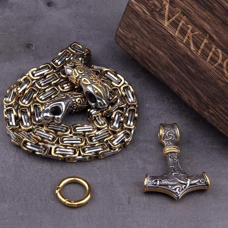 Collana del Re Vichingo - Simbolo del potere di Thor Collana del Re Vichingo - Simbolo del potere di Thor
