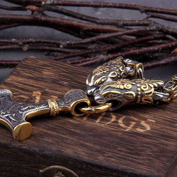 Collana del Re Vichingo - Simbolo del potere di Thor Collana del Re Vichingo - Simbolo del potere di Thor